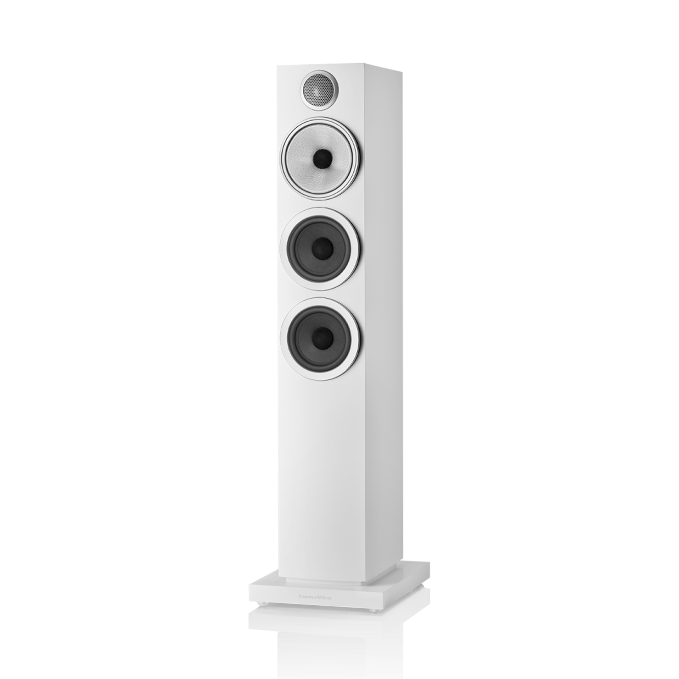 Bowers & Wilkins 704S3 - Satinweiß - Stückpreis Lautsprecher von vorne