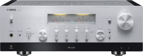 Yamaha R-N2000A silber Gerät von vorne