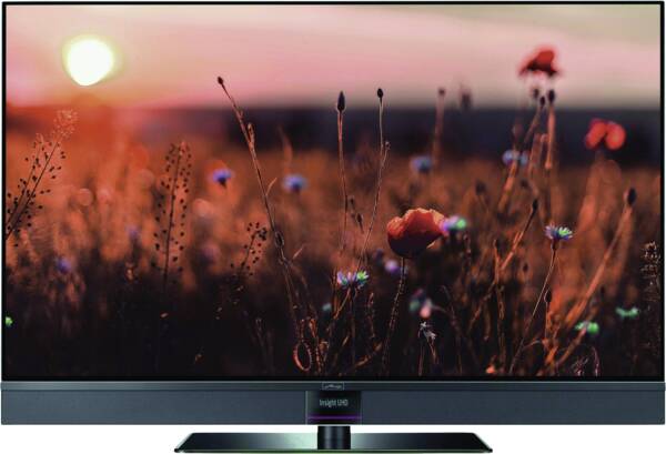 Metz Aurus 48 FA63 OLED twin TV Gerät von vorne