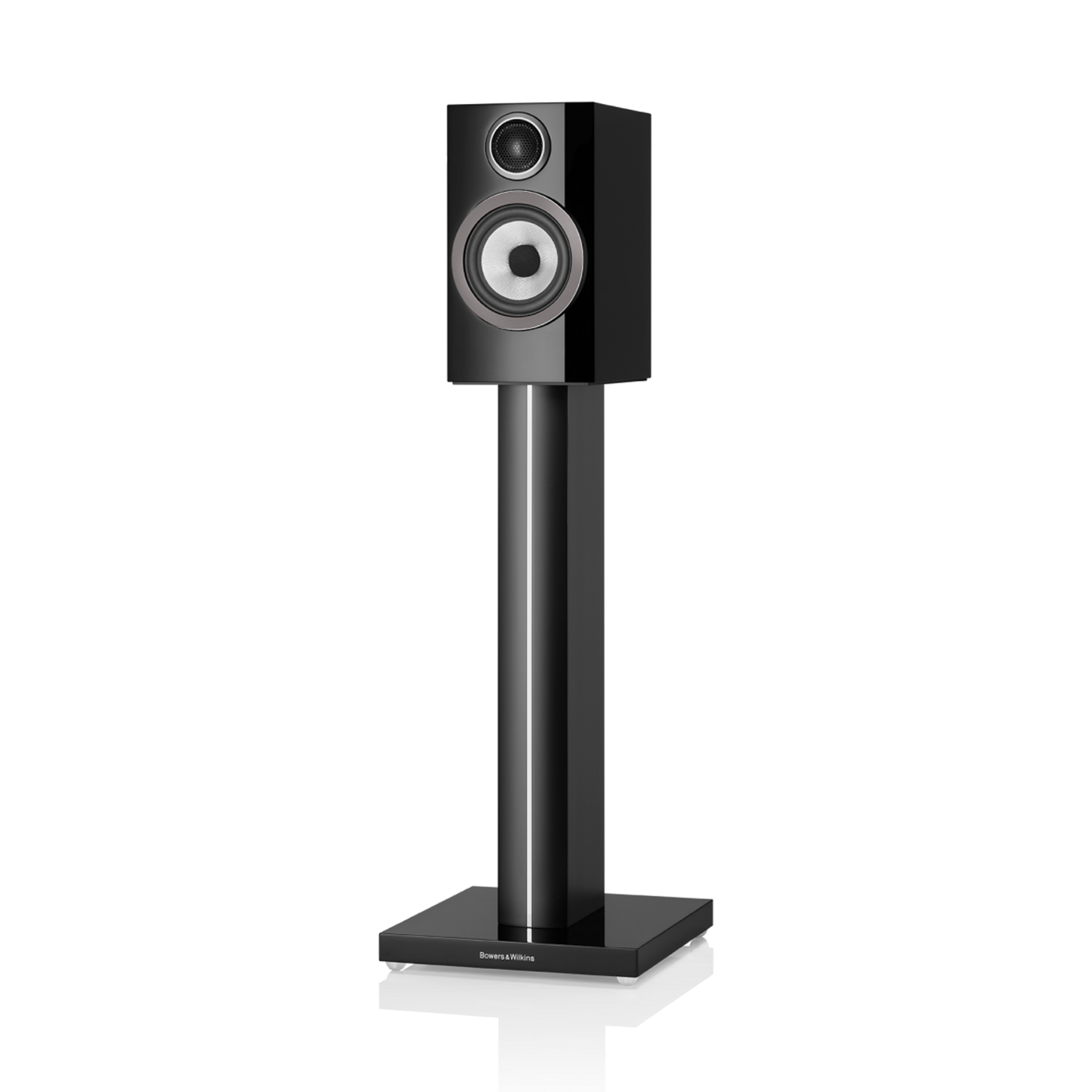 Bowers & Wilkins 707S3 - Glanzschwarz - Stückpreis Lautsprecher von vorne