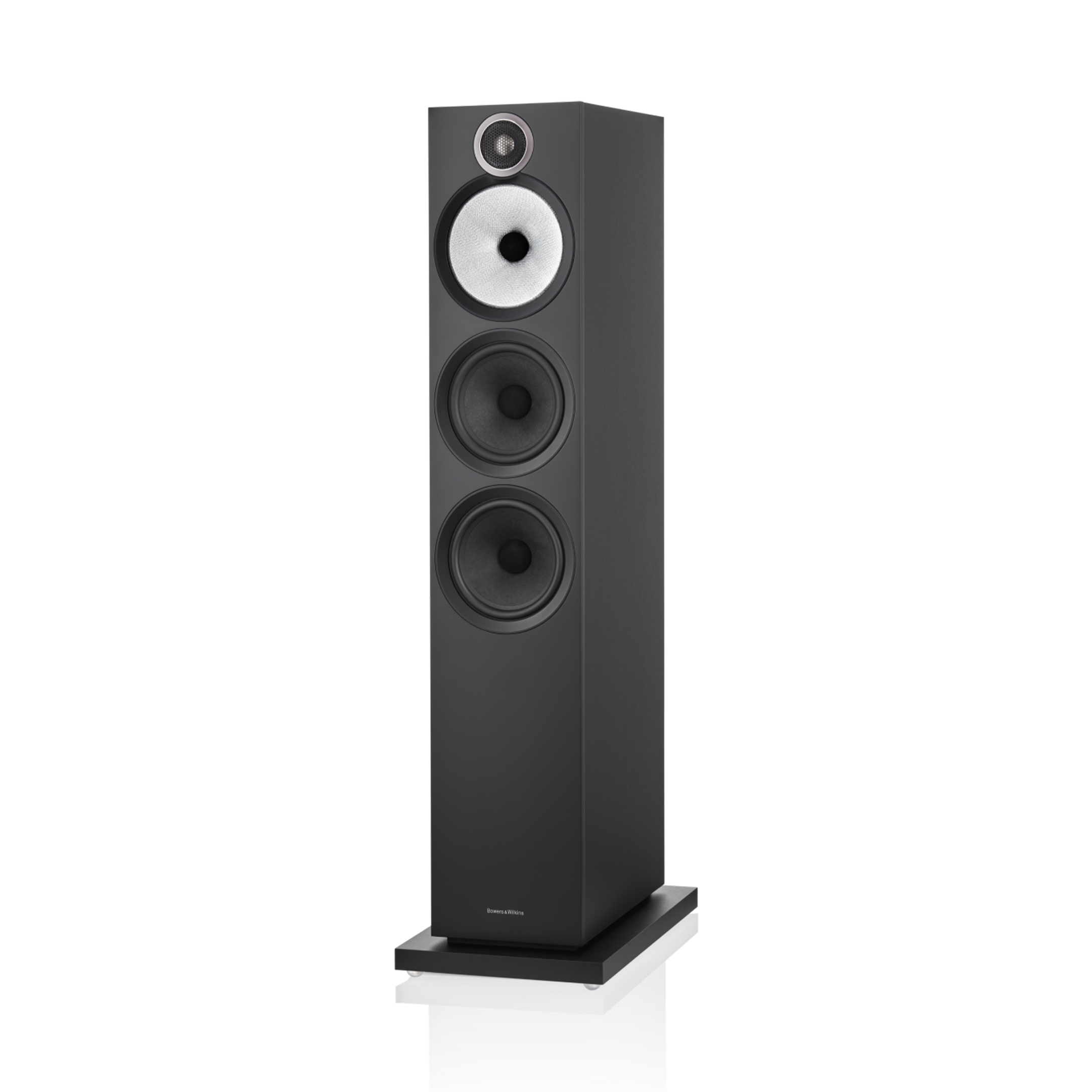Bowers & Wilkins 603S3 - Schwarz - Stückpreis Lautsprecher von vorne schräg