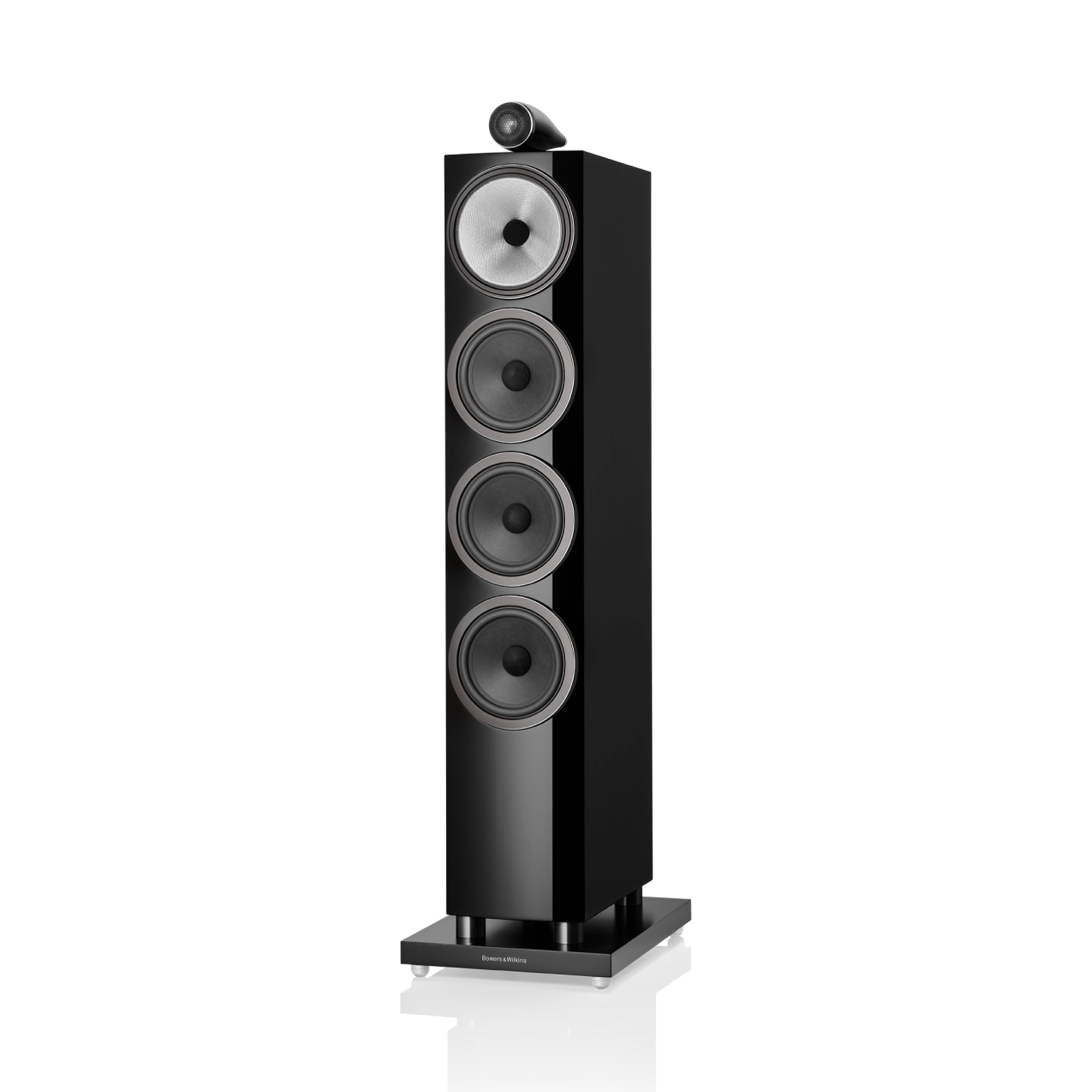 Bowers & Wilkins 702 S3 - Glanzschwarz (Stückpreis) Lautsprecher von vorne