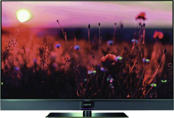 Metz Aurus 65 FA63 OLED twin TV Gerät von vorne