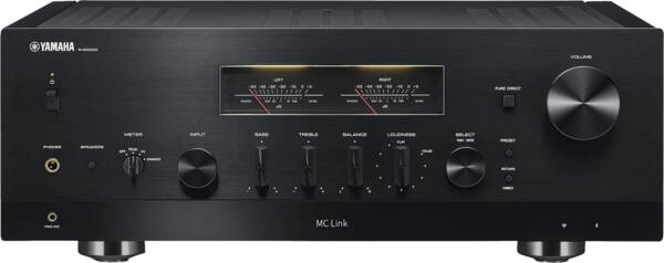 Yamaha R-N2000A schwarz Gerät von vorne