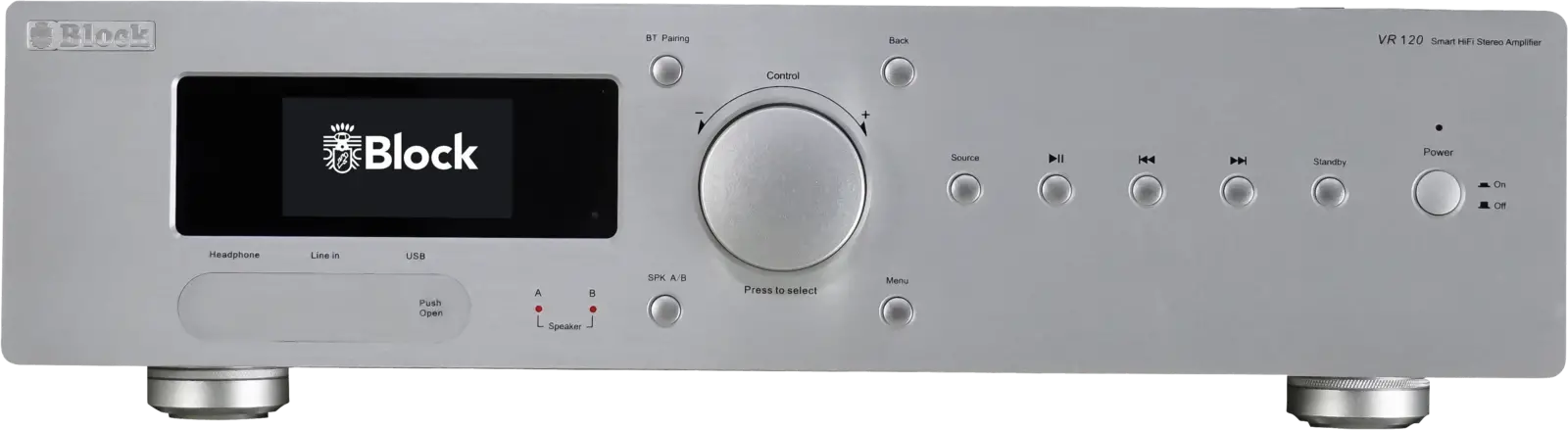 Audio Block VR-120 - Silber
