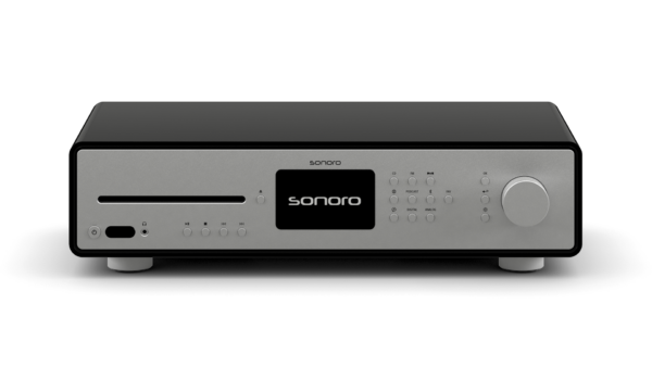 Sonoro Maestro Quantum - Schwarz (hochglänzend) - Silber Gerät von vorne