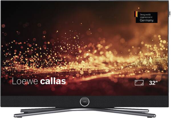 Loewe callas 32 - Basaltgrau TV Gerät von vorne