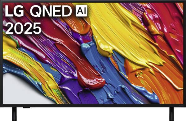 LG 43QNED82A6B TV Gerät von vorne