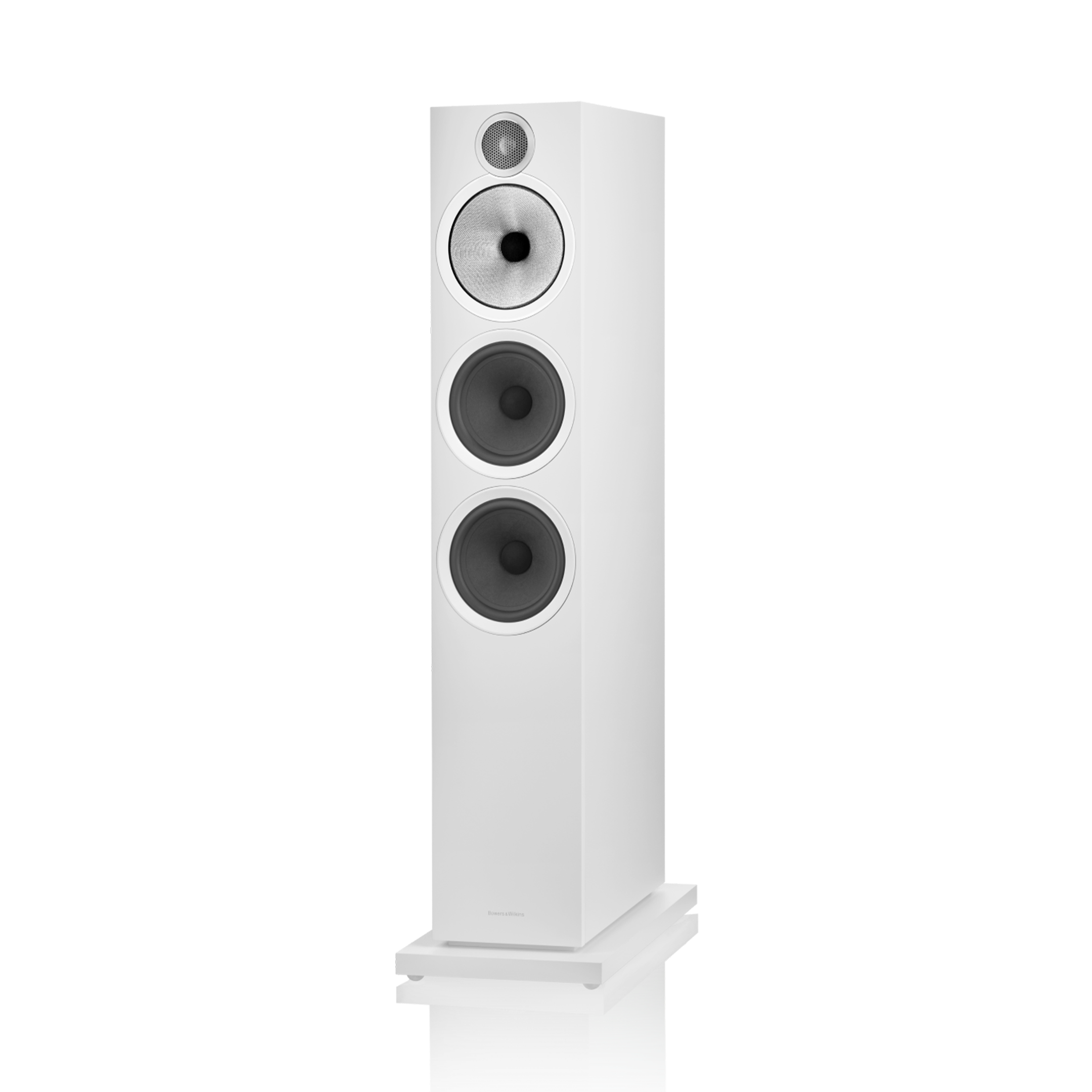 Bowers & Wilkins 603S3 - Weiß - Stückpreis Lautsprecher von vorne schräg