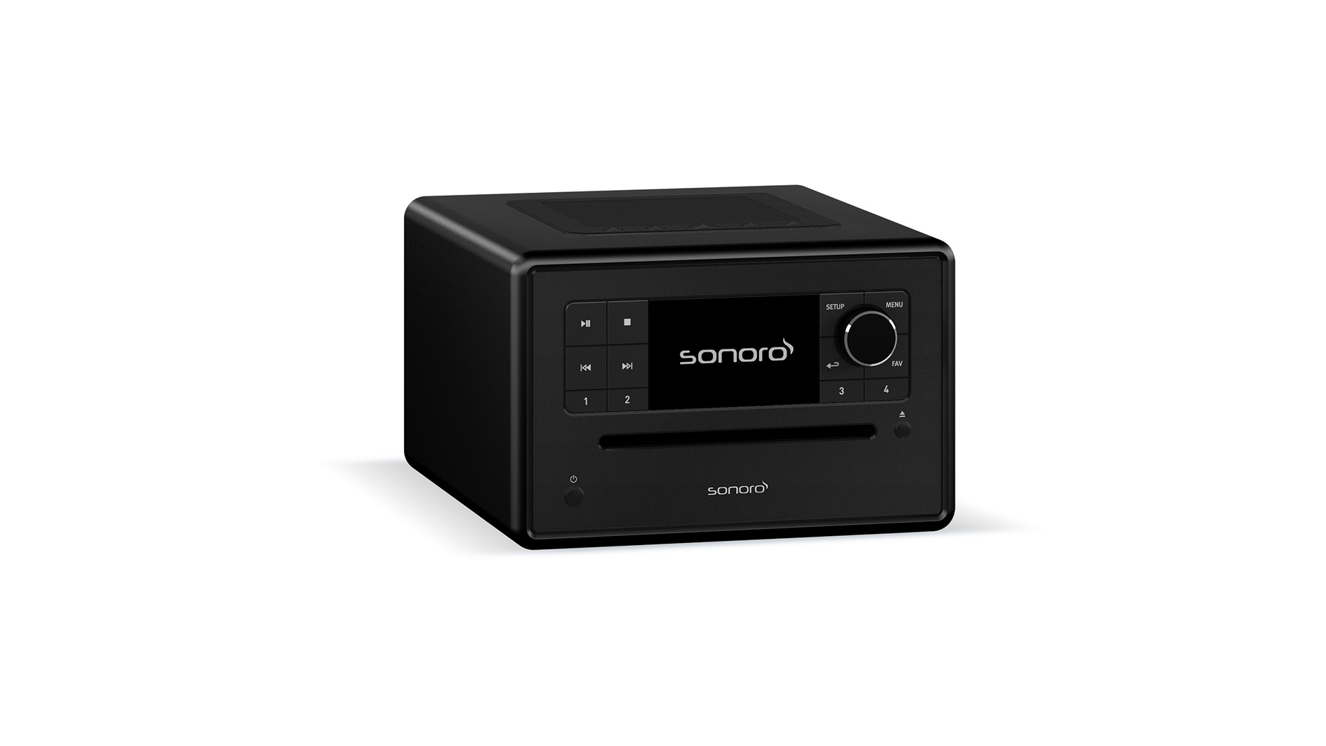 Sonoro Elite - Schwarz (matt) - Schwarz Gerät von vorne